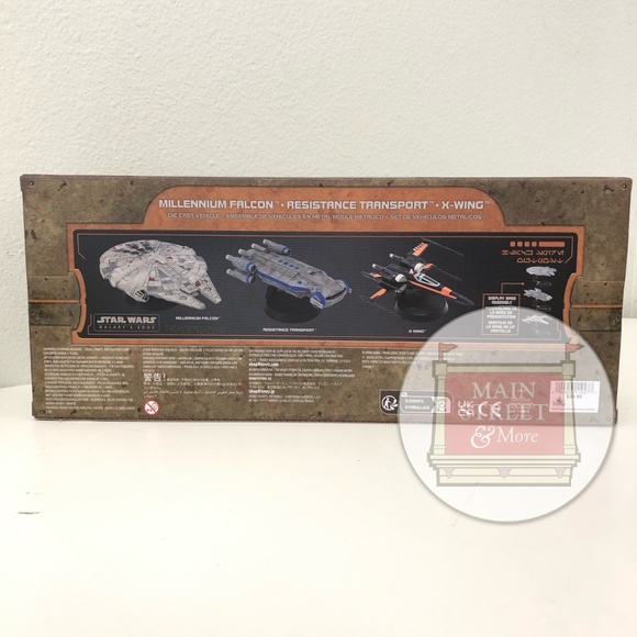 Disney Parks Millennium Falcon Resistance Transport X-Wing Die-Cast Vehicle Set - Picture 2 of 2